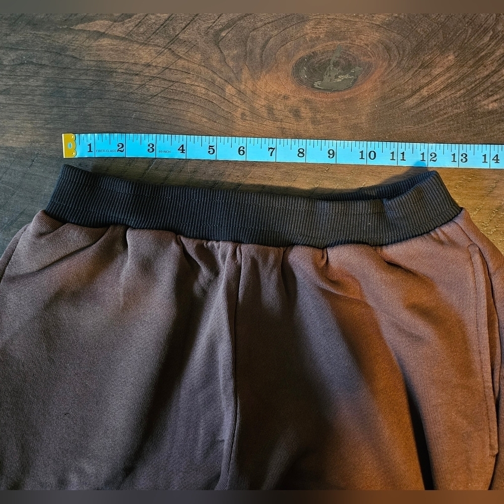 WeWoreWhat Slim Leg Jogger Colorblock Brown Black, Size Women's Small - Picture 5 of 12